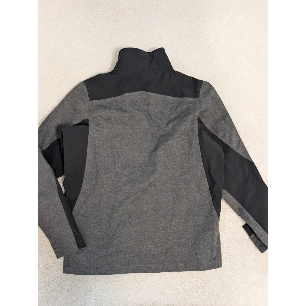 Magpul Men's Sm Gray & Black‎ Long Sleeve 1/4 Zip Wool Blend Pullover Jacket EUC